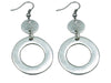 Modern Silver-Plated Earring