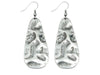 Modern Silver Plated Earring