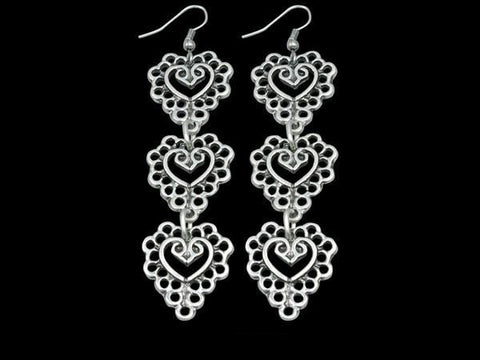 Oriental Silver-Plated Earring