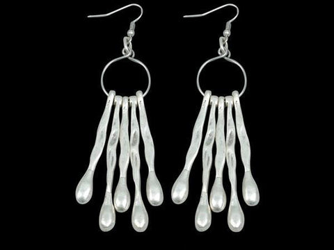 Ethnic Silver-Plated Earring