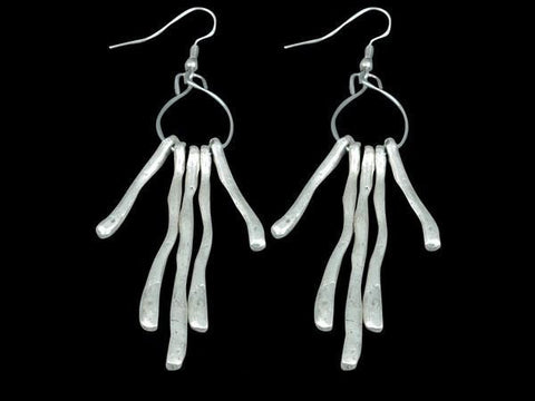 Ethnic Silver-Plated Earring