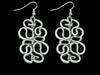 Modern Silver-Plated Earring