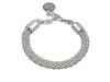 Modern Silver-Plated Bracelet