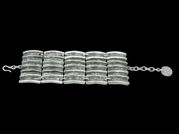 Ethnic Silver-Plated Bracelet