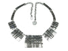 Ethnic Silver-Plated Necklace