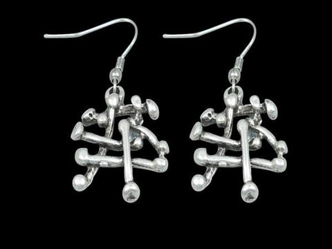 Oriental Silver-Plated Earring