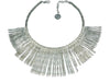 Ethnic Silver-Plated Necklace