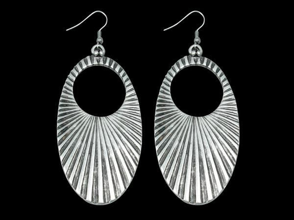 Ethnic Silver-Plated Earring