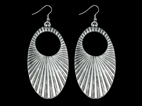 Ethnic Silver-Plated Earring