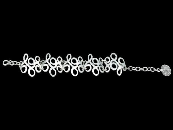 Modern Silver-Plated Bracelet
