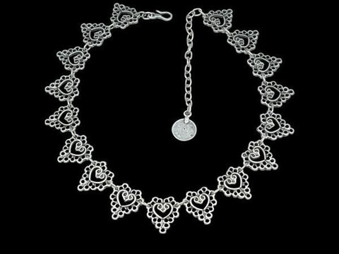 Oriental Silver-Plated Necklace