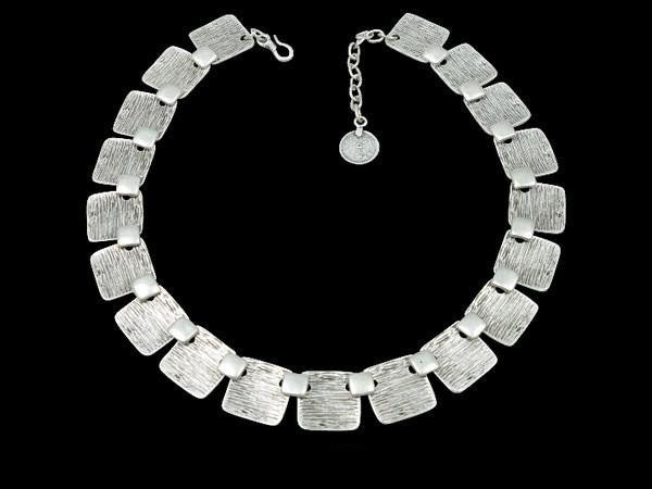 Modern Silver-Plated Necklace