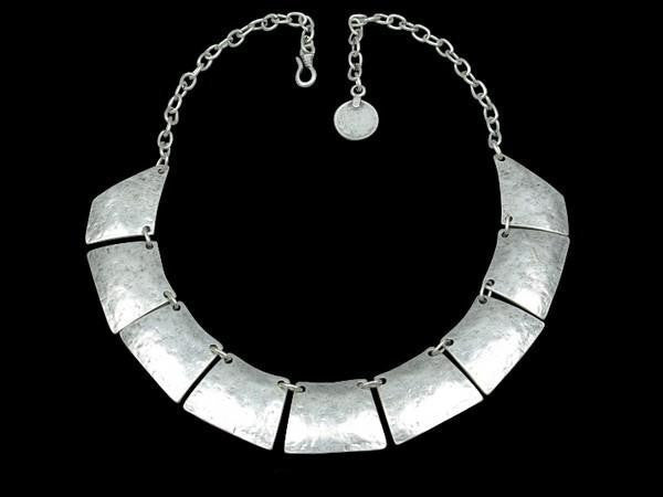 Ethnic Silver-Plated Necklace