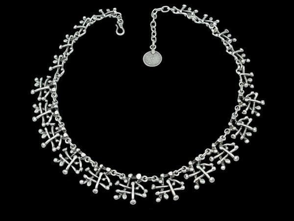 Oriental Silver-Plated Necklace