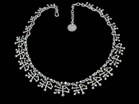 Oriental Silver-Plated Necklace