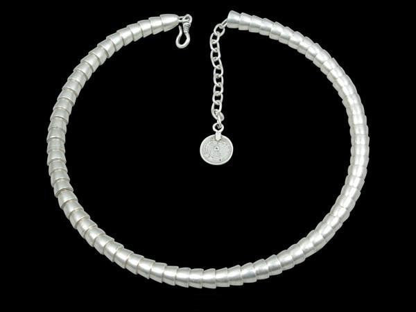 Modern Silver-Plated Necklace