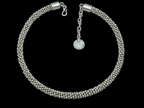 Modern Silver-Plated Necklace