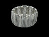 Ethnic Silver-Plated Cuff Bracelet